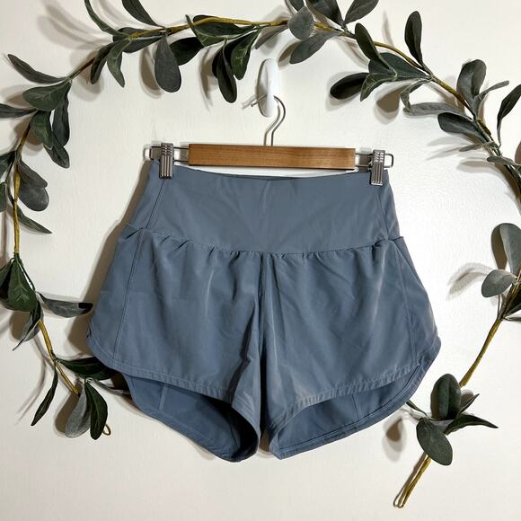 Light Blue Athletic Shorts - Picture 1 of 4